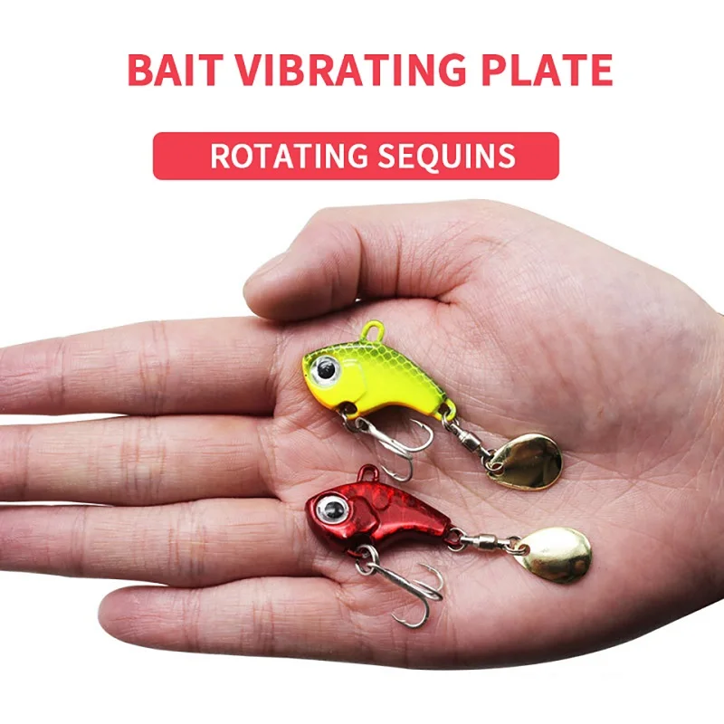 Señuelos VIB de 7g, micro señuelo, cuchara para trucha, piezas de cebo giratorio, señuelos de cuchara de metal, Señuelos de pesca de aguas profundas, 1 ud. - imagen 5