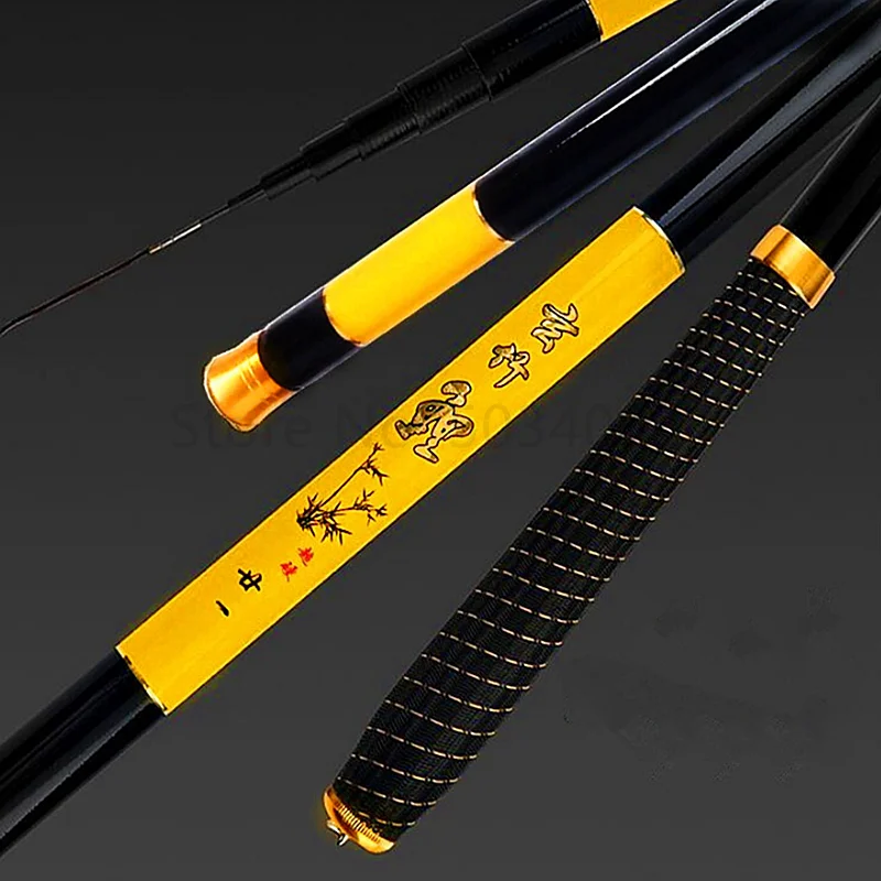 La caña de pescar de fibra de carbono es una caña de pescar liviana de carbono utilizada para pescar en corriente, con una longitud de 3,6 m/4,5 m/5,4 m/6,3 - imagen 5