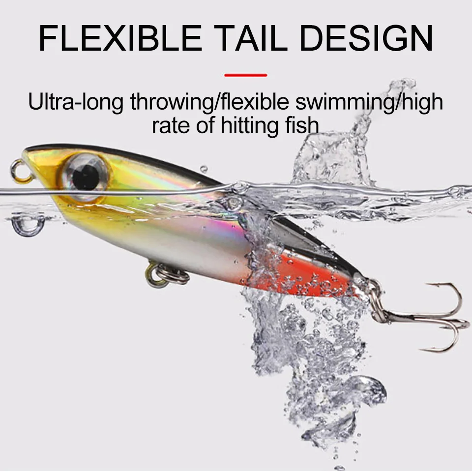 Señuelo duro de Pesca flotante, anzuelo triple de 50mm y 3,1g, Wobblers, ojos 3D, cebo duro para pececillos, Swimbait, 1 unidad - imagen 4