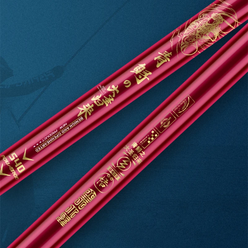 Caña de pescar superdura, ultraligera, fina, de carbono, de mano, plateada, carpa, carpa, Taiwán - imagen 4