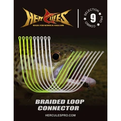 Conector Leader Loop Hercules – Nailon trenzado para mosca