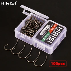 Micro anzuelos con púas Hirisi 8035 – Acero inoxidable PTFE
