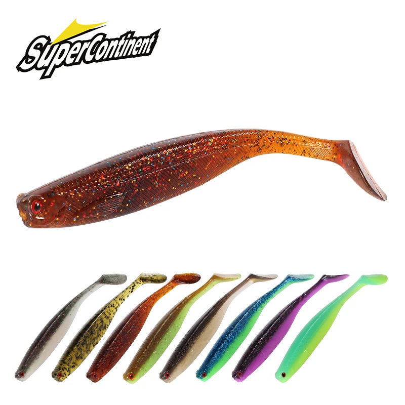 ShadTeez Señuelo Shad 7 cm con ojos 3D Predator para lucio y zander