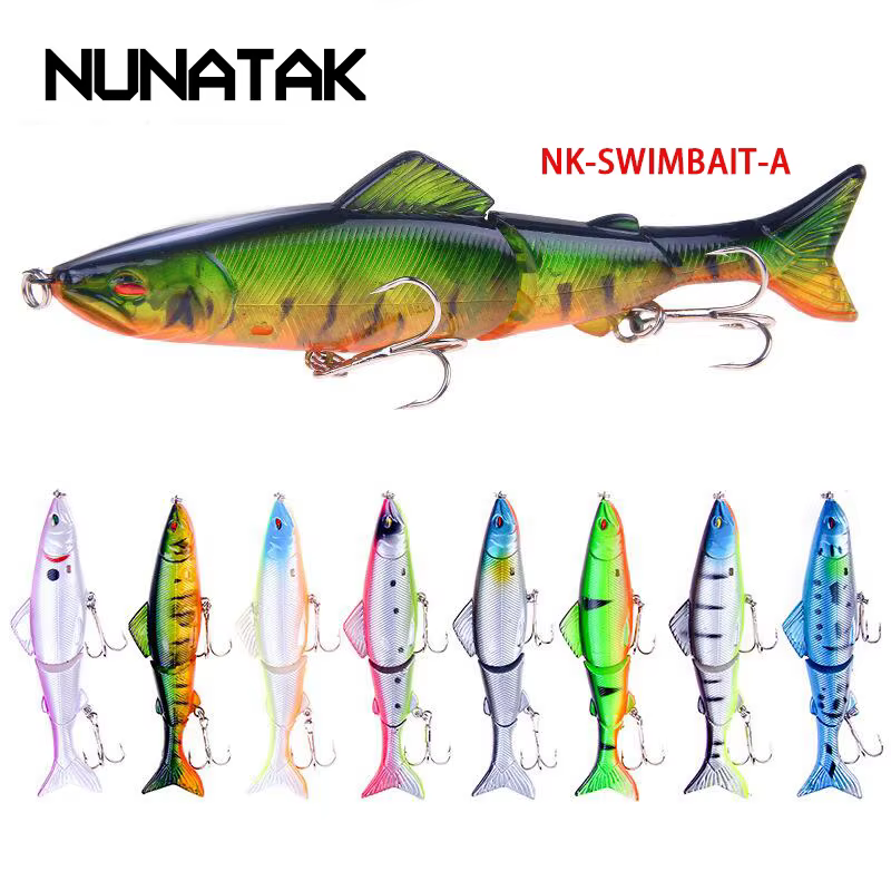 Señuelo de pesca NUNATAK 15,6g/16g/18g/21g 8 colores JOINT BAIT Minnow cebo duro Señuelos de lubina cebos multiherucción señuelo para Lucio SWIMBAIT - imagen 3