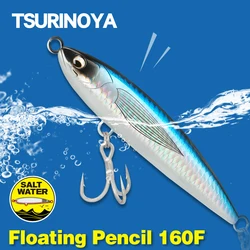 TSURINOYA CRIUS 160F – Señuelo Topwater de 160 mm y 60 g para mar
