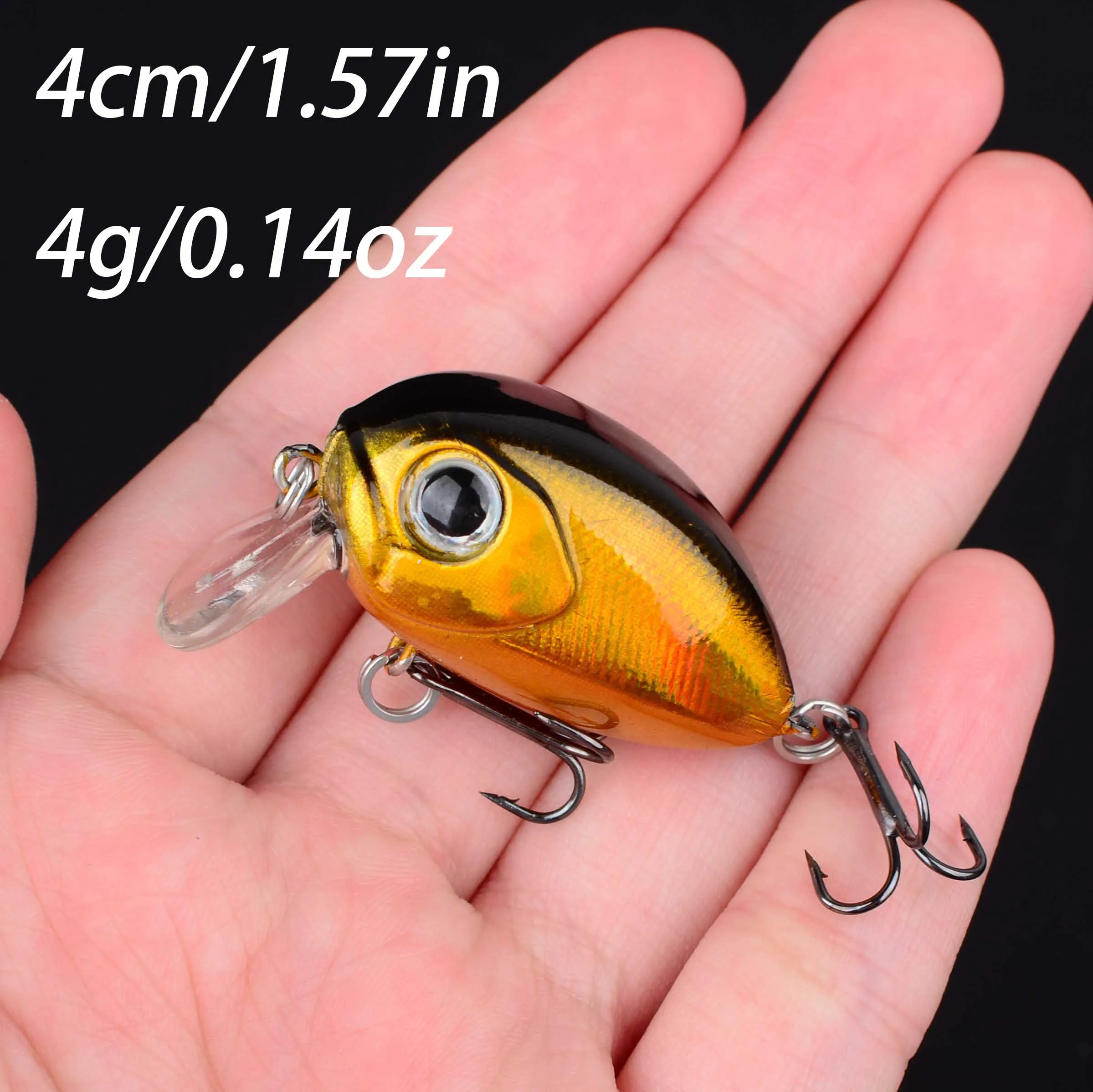 Crankbait Wobbler con anzuelos, señuelo de nado - imagen 3
