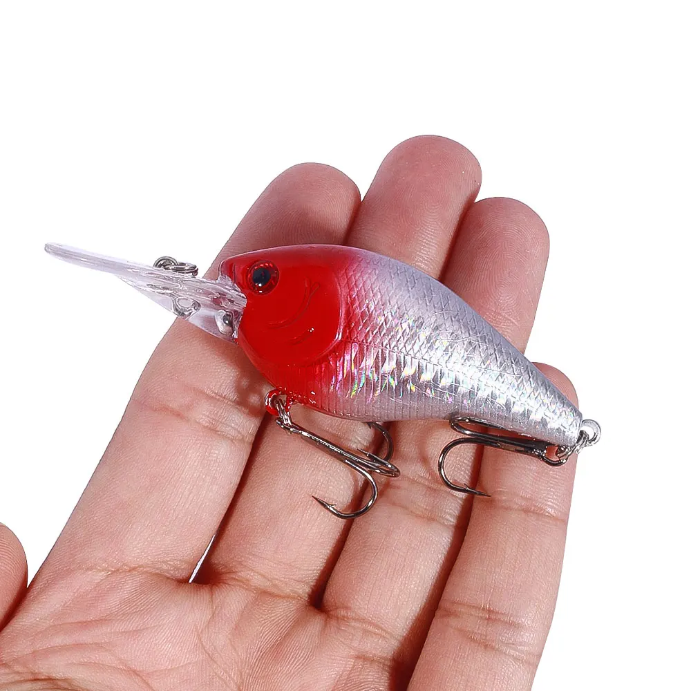 Señuelo de Pesca con manivela, 1 unidad, 12,5g, 8,8 cm, cebo Wobbler Minnow Isca, señuelos artificiales, Crankbait Leurre de Bass, Lucio, aparejos de Pesca - imagen 2