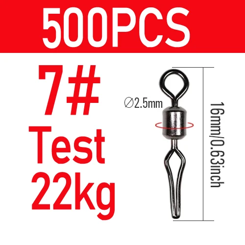 500pcs size 7