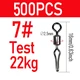 500pcs size 7