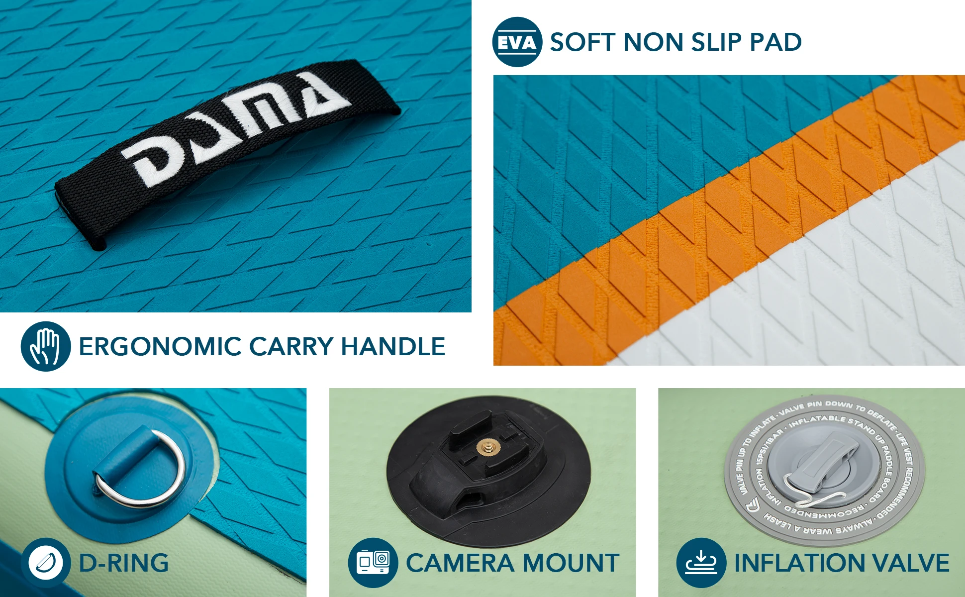 Un póster con un fondo negro y naranja y un logotipo en blanco y negro