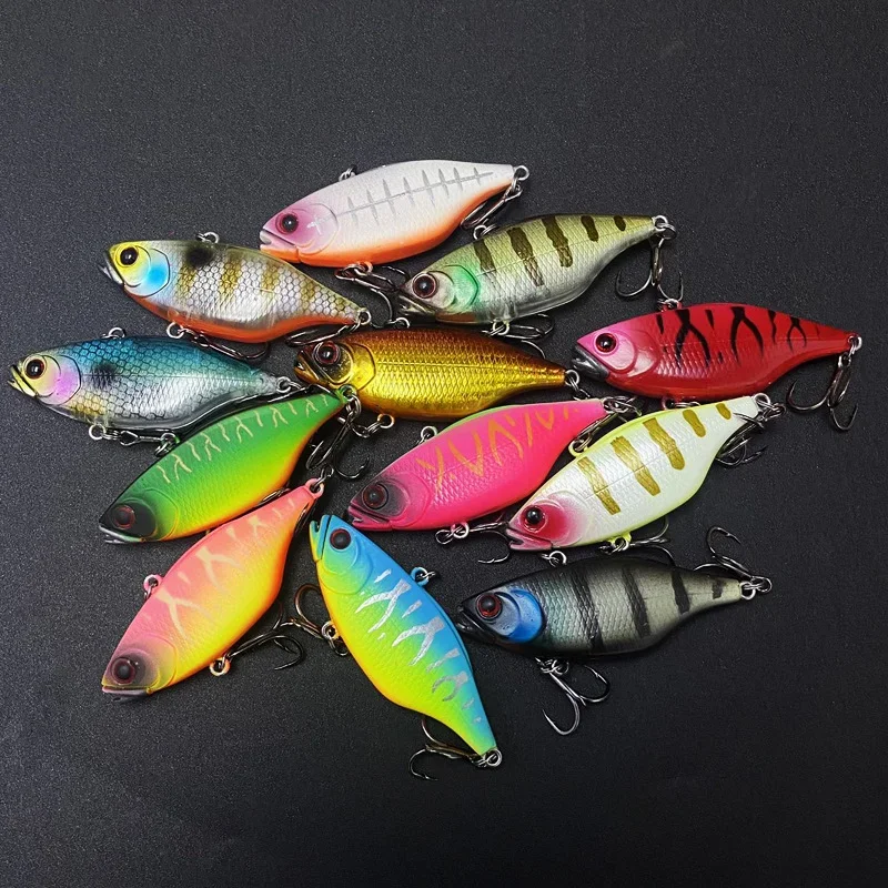 Señuelo de pesca Maruhata que se hunde, señuelo de mimbre VIB 2024, 60mm, 12g, Crankbait Lipless Jackall TN 60, señuelo con vibración y sonido de concha de calavera - imagen 5