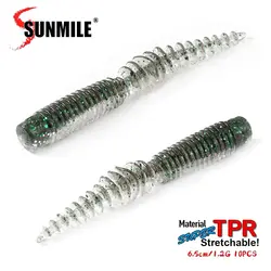 SUNMILE Leurre Souple 65mm/1,2g – Cebo blando para lubina, perca y trucha