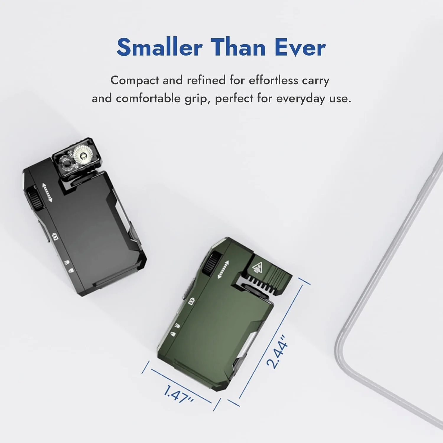 Linterna EDC recargable G5, mini linterna de doble fuente de luz de 400 lúmenes con luces RGB, linterna de pesca portátil - imagen 3