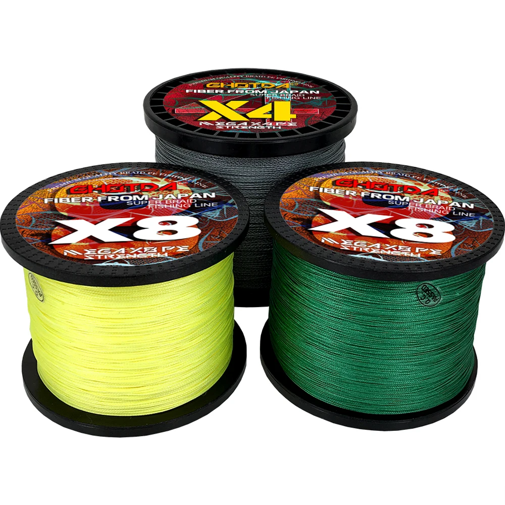 GHOTDA-sedal de pesca de PE, multifilamento trenzado, 4/8 hebras, accesorios de cable tejido, cable principal de juego grande de 1000M para agua dulce/salada - imagen 2