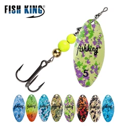 Fish King Señuelo giratorio para lucio – Anzuelo triple