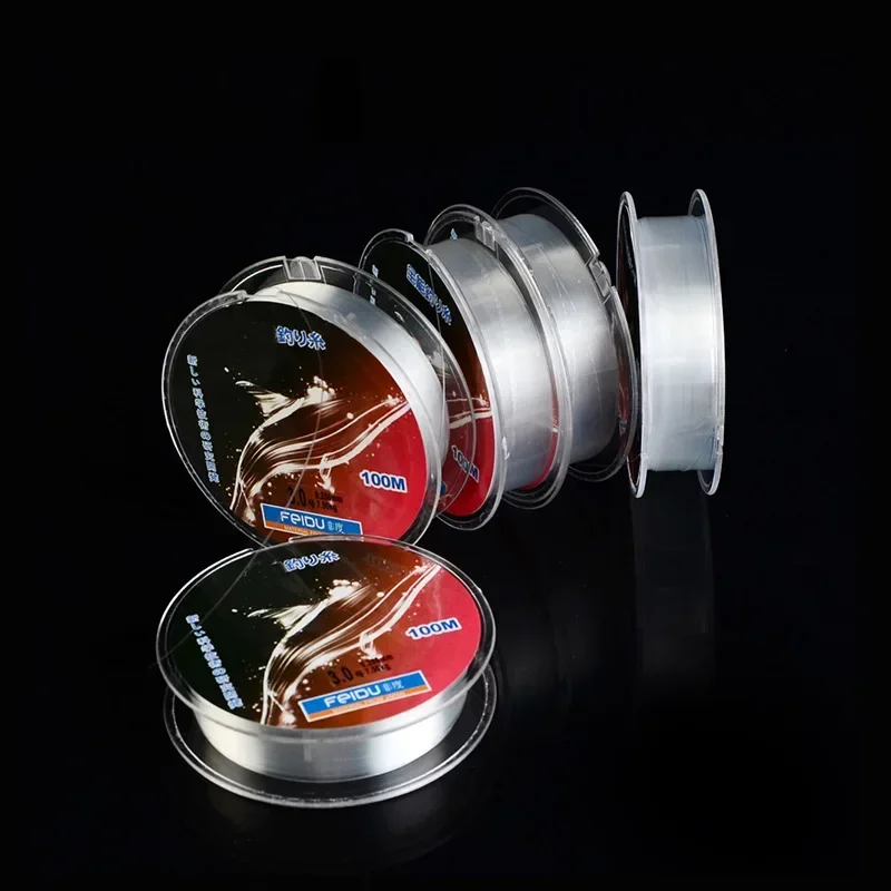 Paquete de 10 100 metros de línea de pesca de carrete, línea de pesca de nailon de 1000 metros, línea de fundición de caña de mar, alambre de pesca sublínea - imagen 3