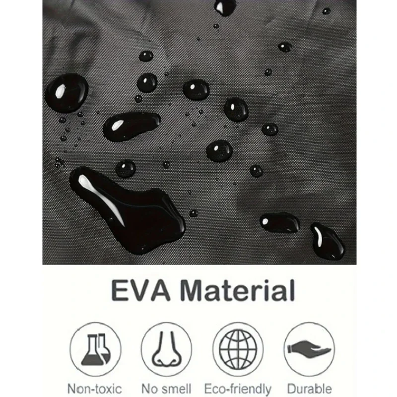 1 unidad de chaqueta impermeable para exteriores, pesca, senderismo, portátil, Peva, ciclismo, montañismo, capa impermeable, mochila Mackintosh, fácil de llevar - imagen 5