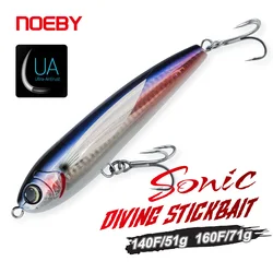 NOEBY Diving Stickbait – Señuelo oscilante de superficie para mar