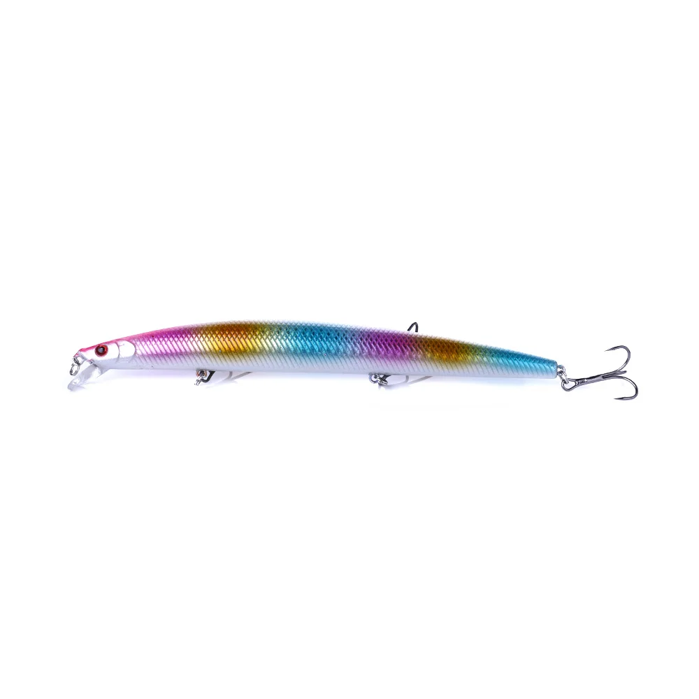 Señuelo de pesca de pececillo grande, Jerkbait de fundición larga para agua dulce, lubina, Lucio, profundidad de buceo, 0,5 ~ 1,8 M, 18cm, 26g, 1 ud. - imagen 4