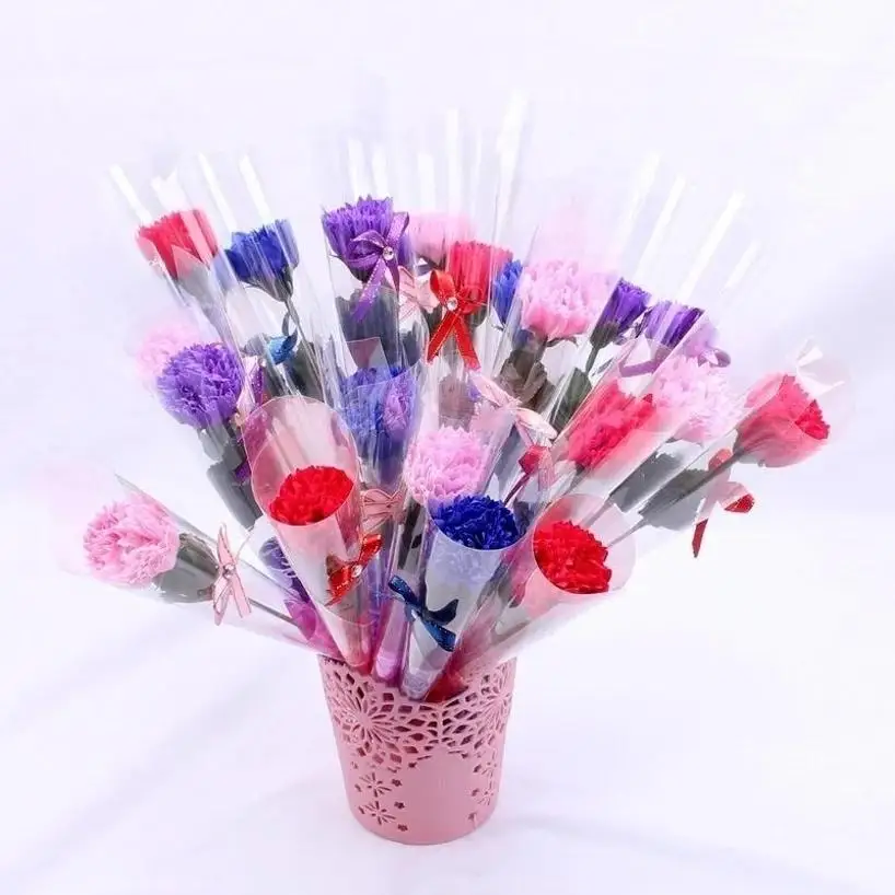 Clavel de jabón artificial para regalo y decoración - imagen 5