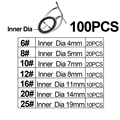 100PCS Size(6-25)