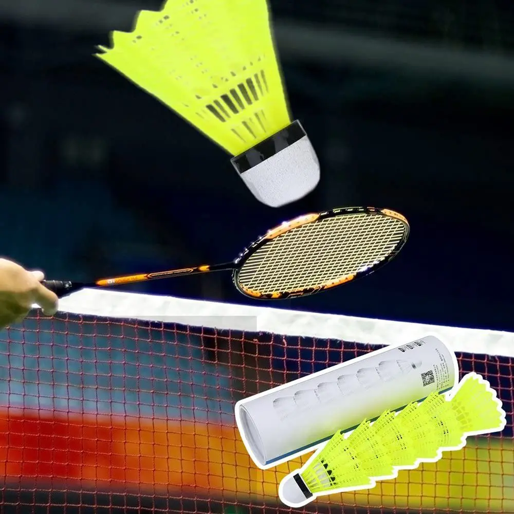 Volantes de nailon para bádminton – Resistentes para entrenamiento en interior - imagen 3