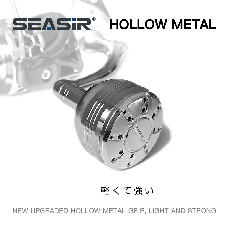 SEASIR DHK Carrete de pesca giratorio, mango de potencia, arrastre máximo de 16kg, rodamiento japonés, aparejos de pesca baratos de Metal, para agua salada - imagen 3