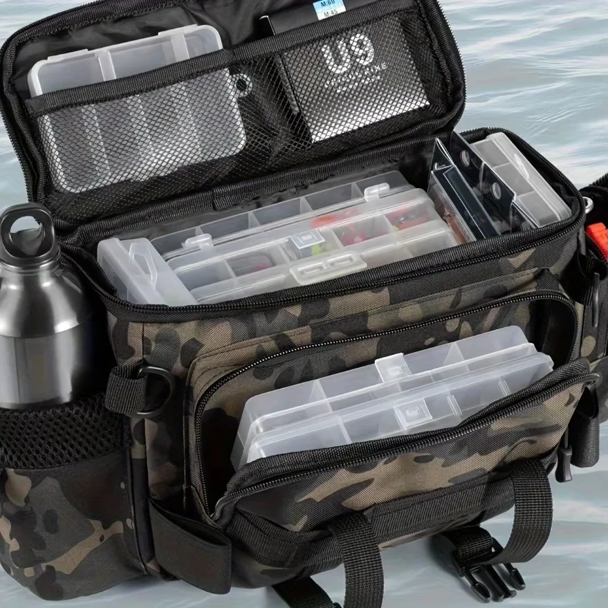 Riñonera de lona para aparejos de pesca al aire libre - imagen 2
