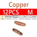 12PCS size M Copper