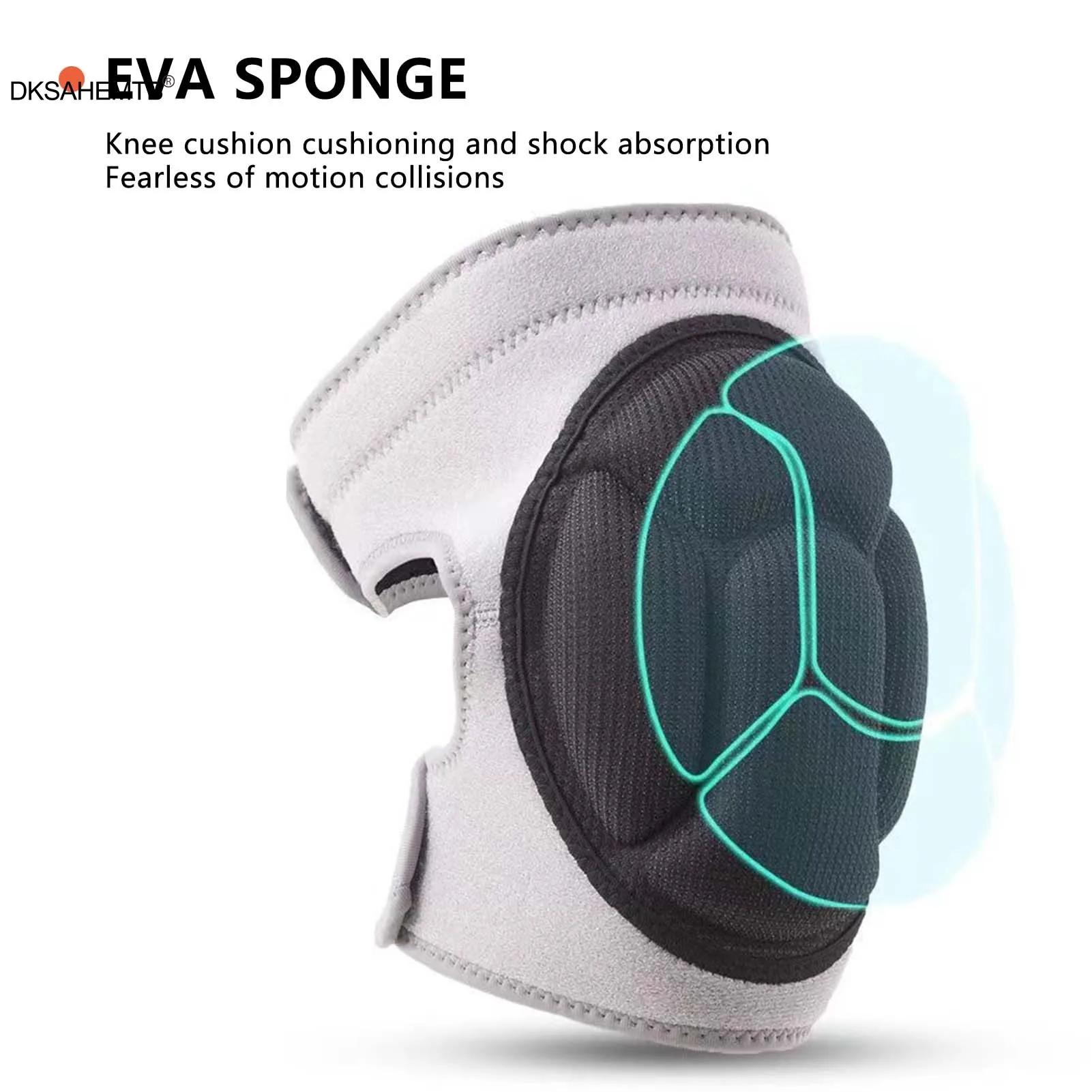 Rodilleras de esponja suave Eva para baile, correr, fútbol, Yoga, Fitness, entrenamiento deportivo, rodilleras, equipo de protección deportivo transpirable - imagen 5
