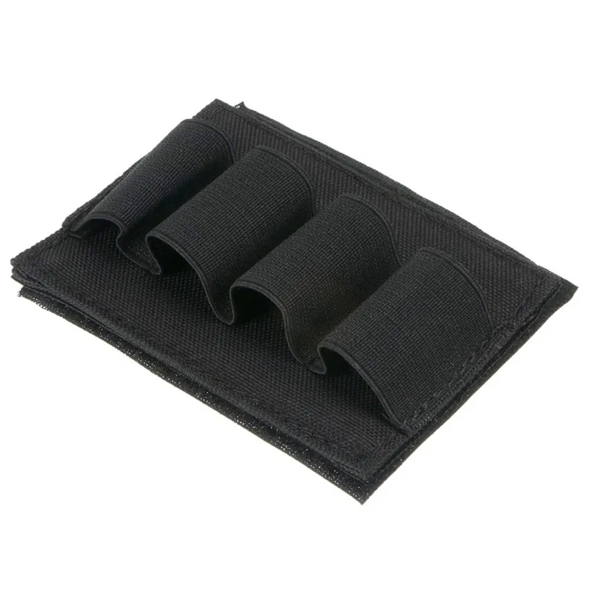 Bolsa de transporte de munición para caza, carcasa de escopeta, 4 soportes redondos, cargador de nailon, Molle, táctica, 12Ga, 20Ga - imagen 5