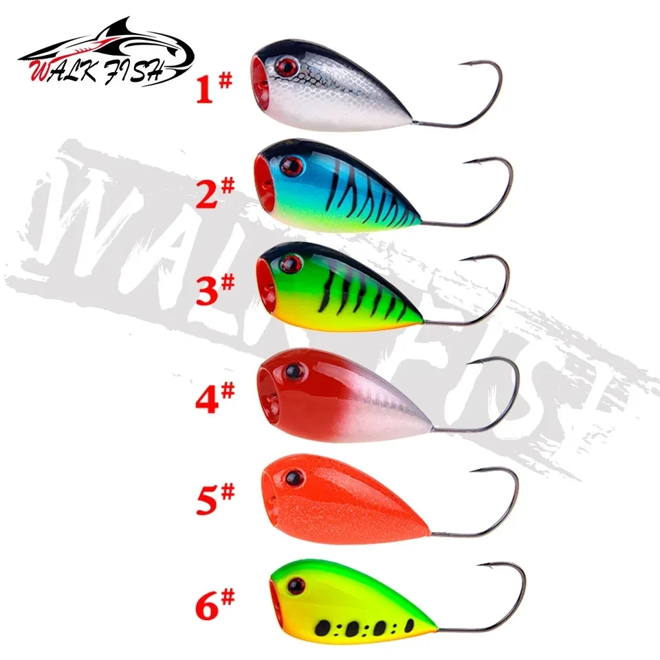 WALK FISH-señuelo de pesca de 8cm y 12,9g, cebo duro Artificial con anzuelos individuales, flotante - imagen 3