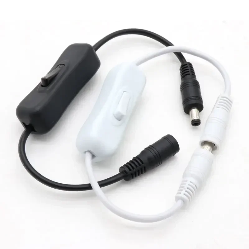 Interruptor de luz DC 12V macho y hembra, 1/5/10 piezas, conector DC 304, 5V, 12V, 24V, barra de luz LED - imagen 5