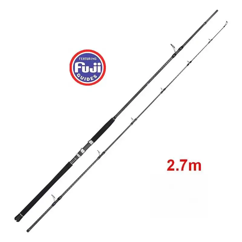 Caña de Pescar ZZ19 de 2.7m para Pesca de Superficie en Aguas Profundas, para Jigging Lento, Peso del Plomo 40-100g