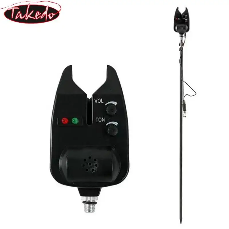 TAKEDO YD02 accesorios de pesca de carpa alarma de mordida para carpa equipo de aparejos de pesca de peces alarma de pesca campana indicadora - imagen 2