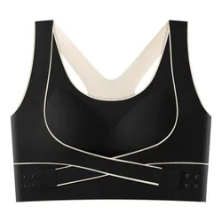 Sujetador Deportivo Acolchado Inalámbrico – Hebilla Frontal Ajustable y Transpirable