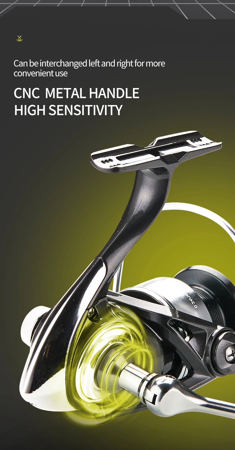 Experimentar precisión y comodidad con este carrete de pesca de alta sensibilidad