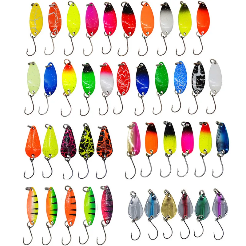 JYJ Señuelos de Pesca en Metal – Cucharas Wobble Trucha Perca Walleye - imagen 4