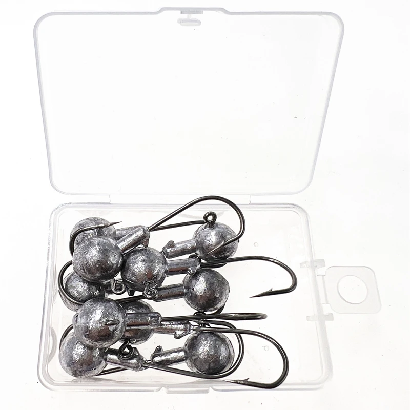 Anzuelo con cabeza de anzuelo de manivela de 4g, anzuelo de pesca con cabeza de anzuelo, cebo duro, anzuelo de gusano suave para pesca - imagen 3