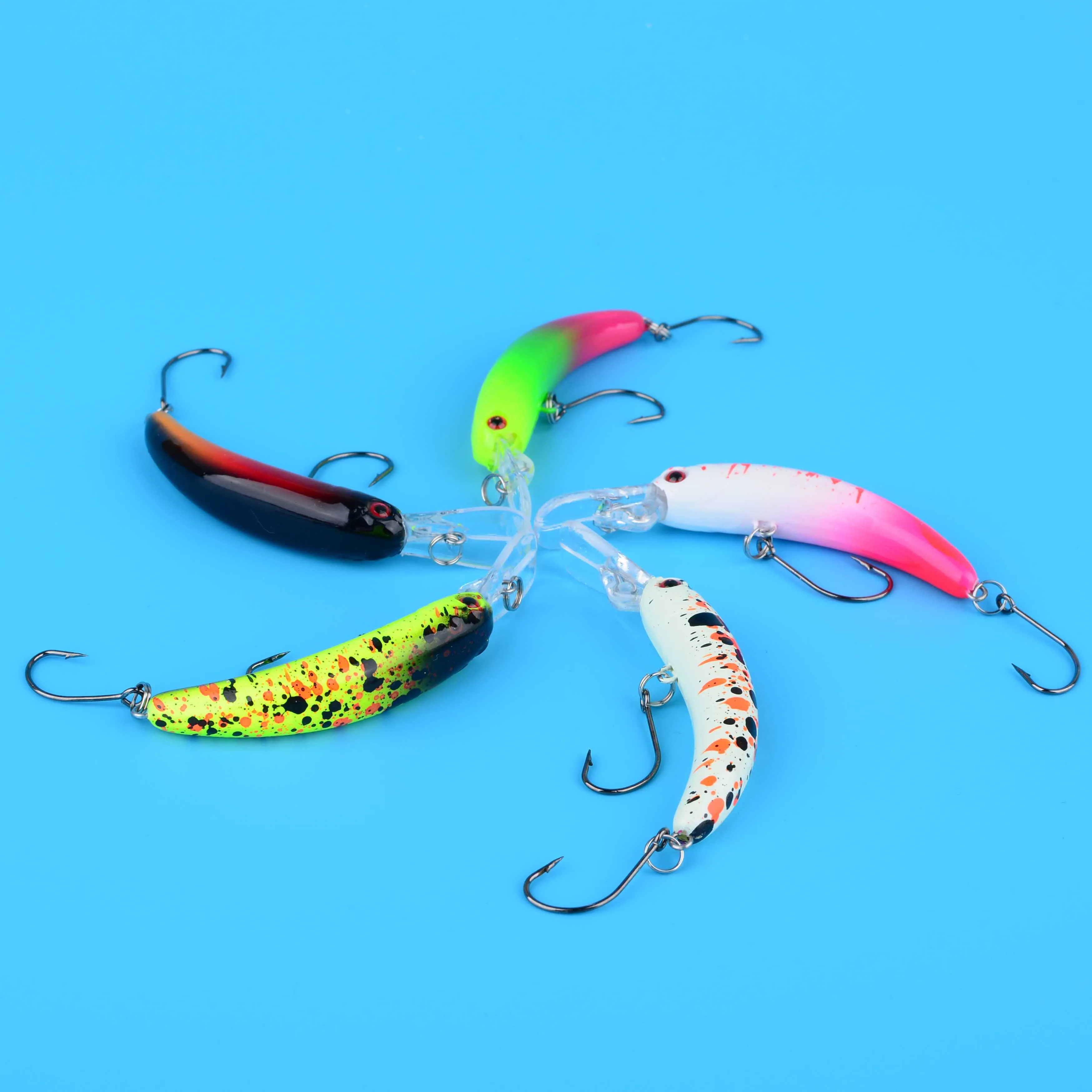 Crankbait Wobbler hundimiento lento para trucha, lucio y lubina - imagen 4