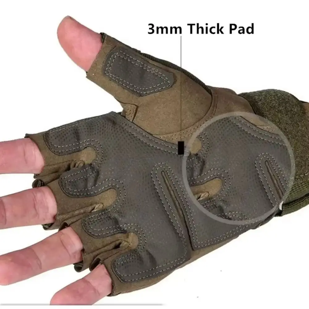 Guantes Retro resistentes al desgaste para motocicleta, guantes antideslizantes de piel de cabra para carreras, guantes Vintage sin dedos de medio dedo para mujeres y hombres - imagen 5