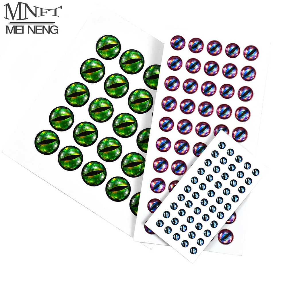MNFT Ojos epoxi 3D holográficos – Montaje de streamers y jigs - imagen 2