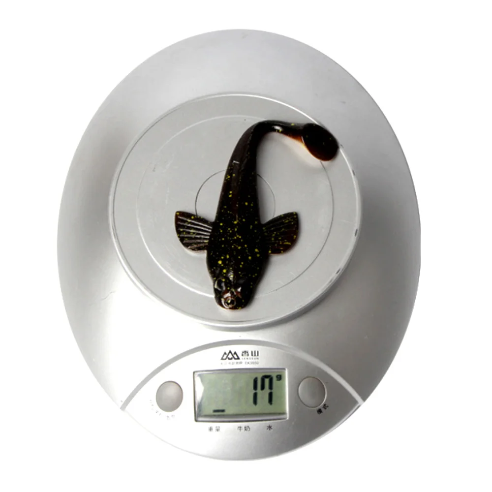 Señuelo blando de 17g y 12cm, cebo blando de Material de PVC, cola en T, perca de lubina, Zander OEM ODM, aparejos de pesca de fábrica - imagen 5