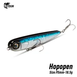 Leydun Hopopen Wobbler Pencil Lubina Flotante