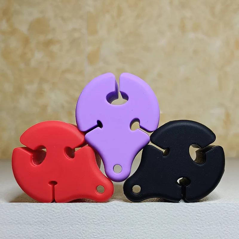 JOOYOO-Dispositivo de varilla colgante multifuncional de 2 piezas, hebilla de barra de bloqueo, accesorios de equipo de pesca, Clips luminosos para caña de pescar con mosca - imagen 4