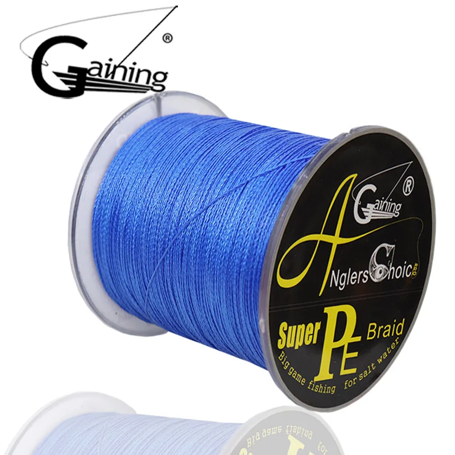 Línea de pesca trenzada de 4 hebras, línea de pesca de PE de 500m, línea de pesca fuerte, multifilamento, herramienta de sedal duradera - imagen 2
