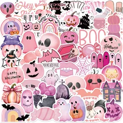 Pegatinas Halloween rosas impermeables - Dibujos animados para niños