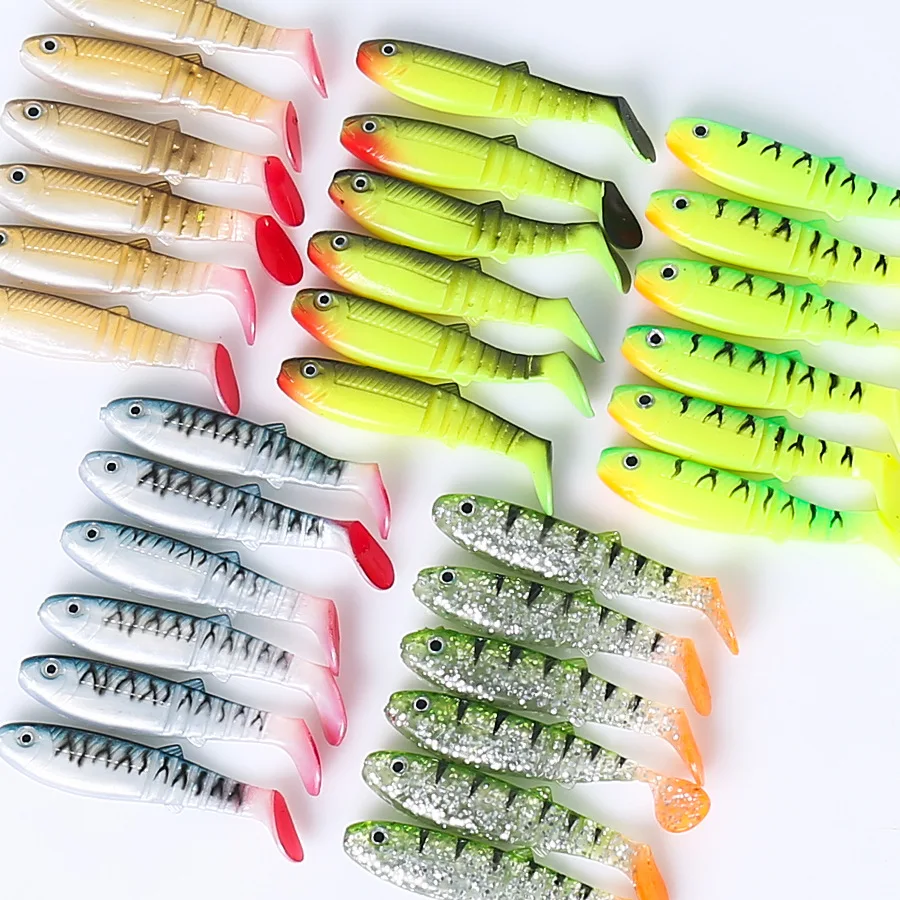 10 Uds. Cebo Lua 9cm 5,8g señuelo de pesca de imitación pintura en aerosol para pesca en el mar ojos de pez 3D cebo suave multicolor disponible corriente de río - imagen 4