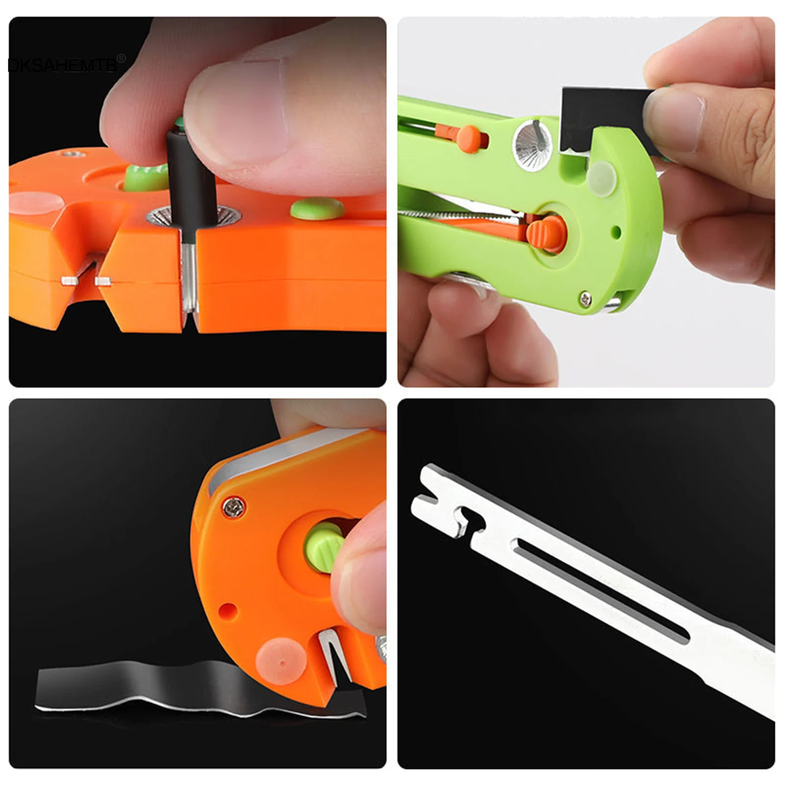 Tijeras de pesca multifuncionales, herramienta ligera de acero inoxidable, adecuada para anzuelos afilados, 10 en 1 - imagen 2