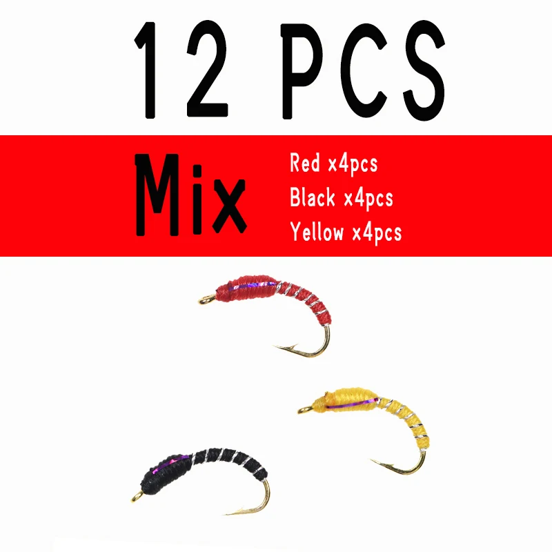12pcs Mixed Color